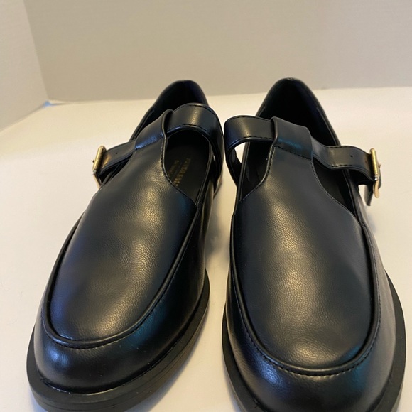 Fever Sole Black Mary Jane’s with silver Buckle Comfy Flats Size 9.5 NIB - Picture 7 of 10